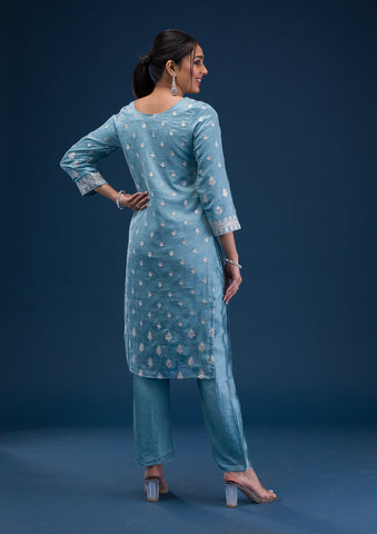 Buy Multi Color Quarter Sleeve Printed Salwar Kameez Online for Women in USA