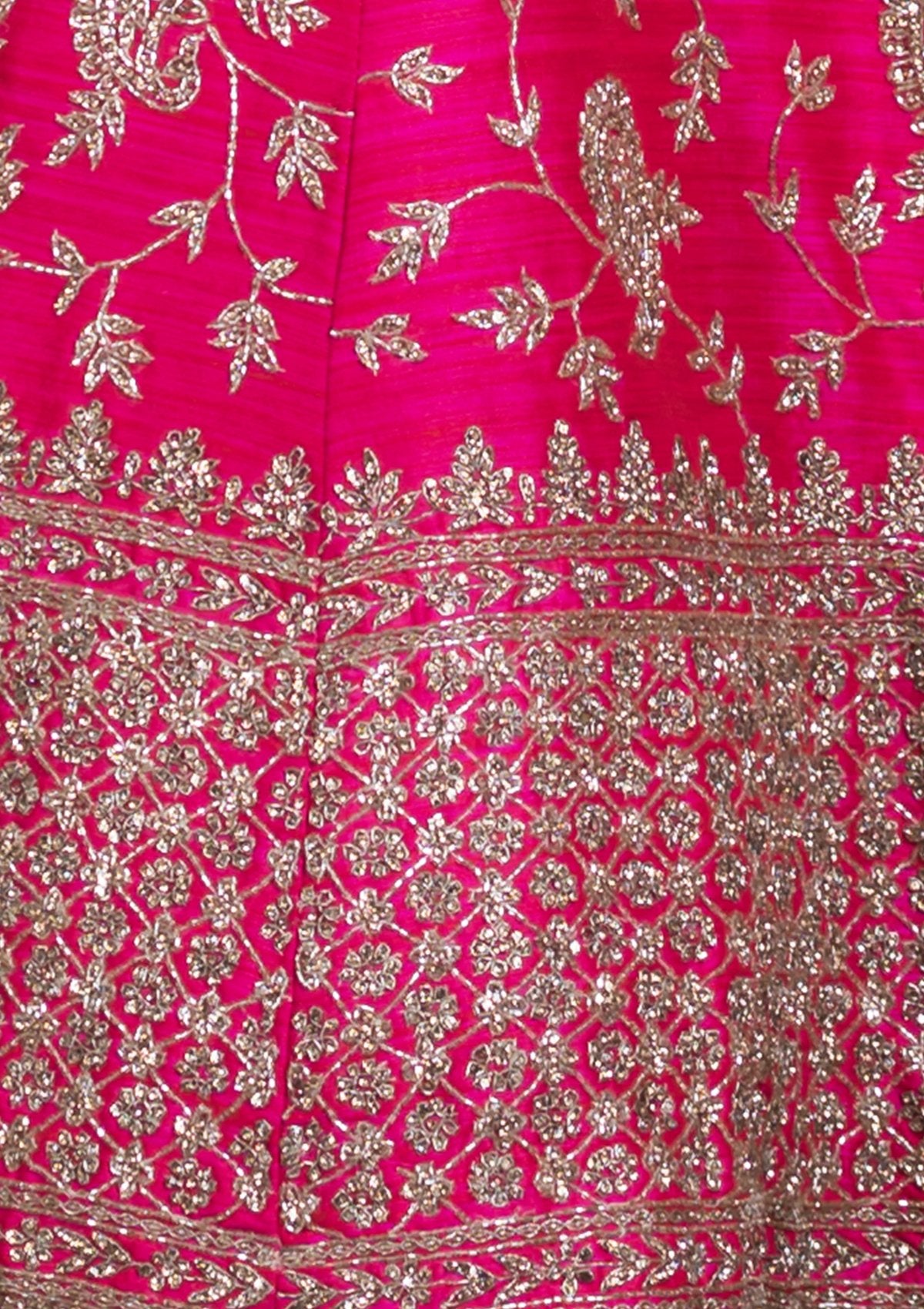 Koskii Women's Koskii Pink Silk Designer Bridal Lehenga