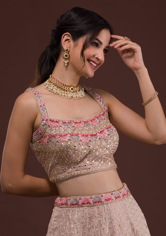 Crop Top Lehenga - Buy Crop Top Lehenga Choli Online – Koskii