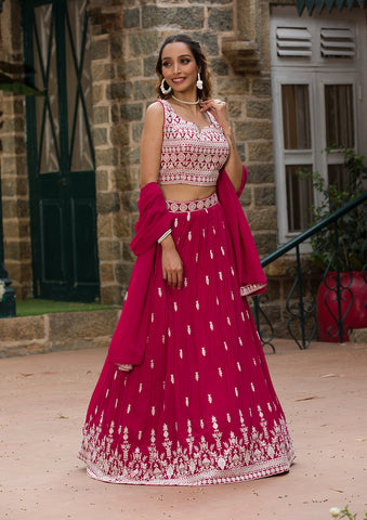 Crop Top Lehenga - Buy Crop Top Lehenga Choli Online – Koskii