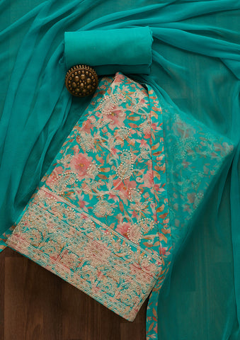 Buy Cotton Sea Green Printed Churidar Salwar Suit Online