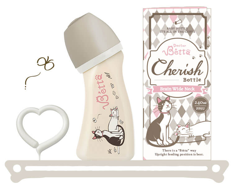 Bétta 29th Anniversary ドクターベッタ哺乳びん ブレイン 広口 Cherish Bottle