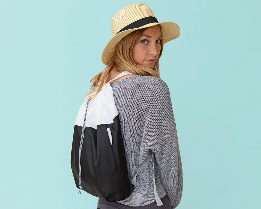 New Flip & Tumble Drawstring Backpack