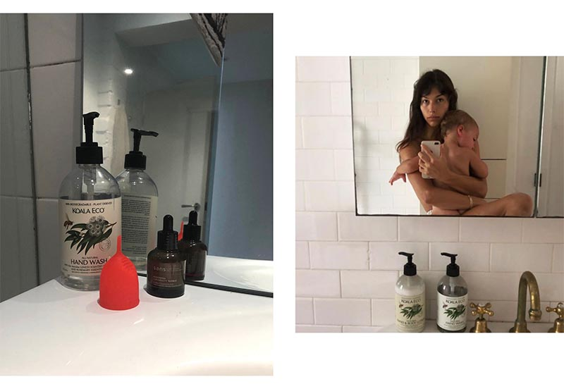 SCARLET BLOG IMAGE - Helena Vestergaard in her bathroom