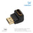 Cablesson HDMI 2.0 Adapter - Right Angle 90 Degree - 5 Pack