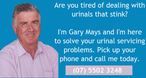 Aquatemp urinal servicing with Gary Mays