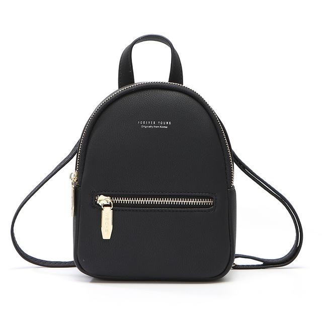 classy black backpack