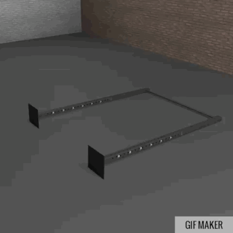 Assembly and installation of a pull-up rig that is mounted on the floor