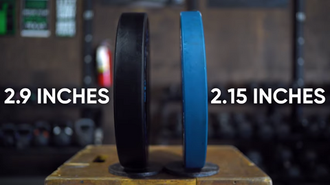 bumper plates vs competition plates