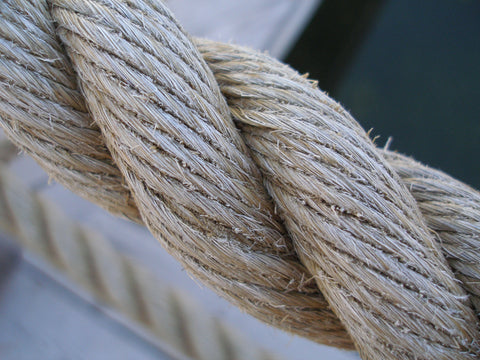 manila rope closeup