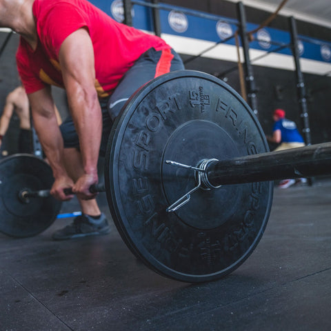 black bumper plates for home gym