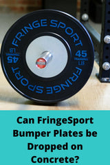 bumper plates dropped on concrete