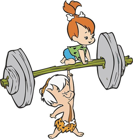 bam bam and pebbles strongman for kids