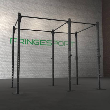 Freestanding pull-up rig installed into a concrete floor