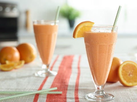 orange protein shake