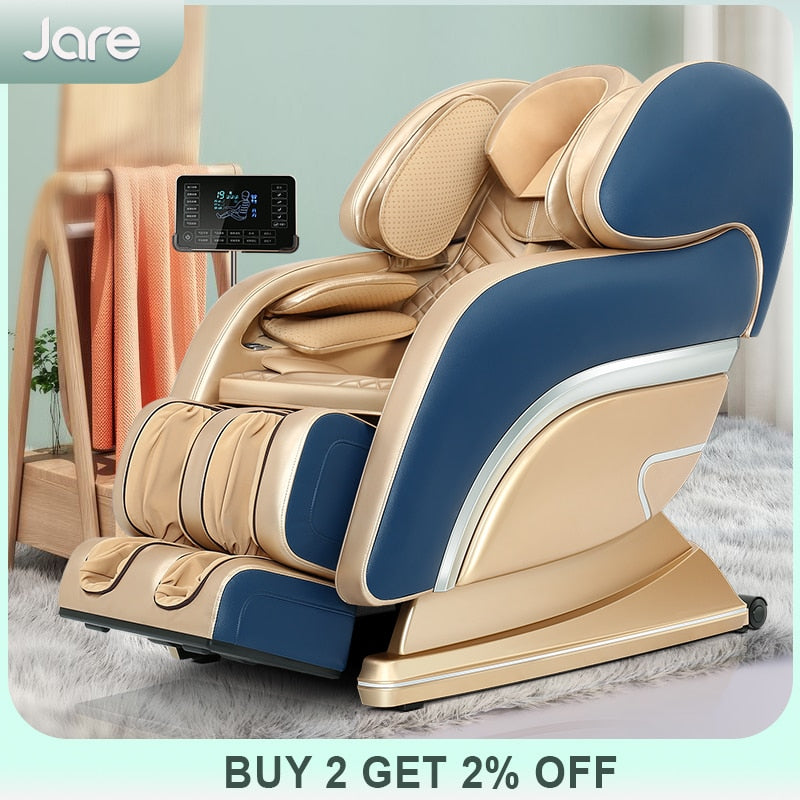 Jare S7 Wholesale 4D OEM ODM Factory Price Hot Sales Luxury Leather SL-Track Zero Gravity Electric Full Body Massage Chair