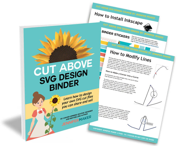 Download Cut Above Svg Design Binder Learn How To Design Your Own Svg Cut File Jennifermaker