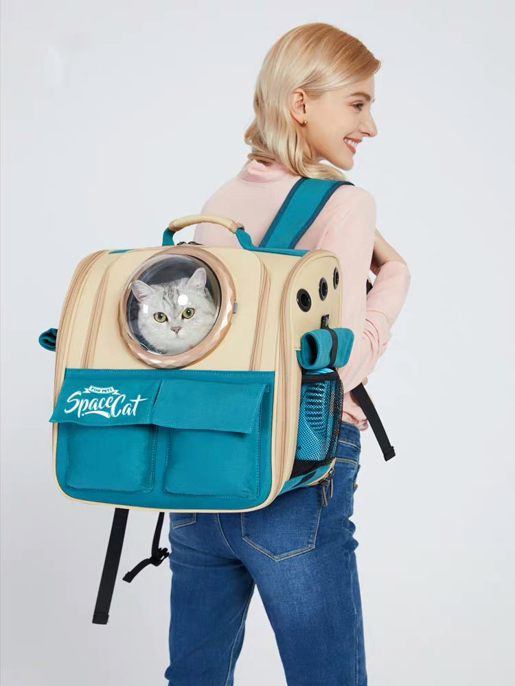 cat backpack with dome window