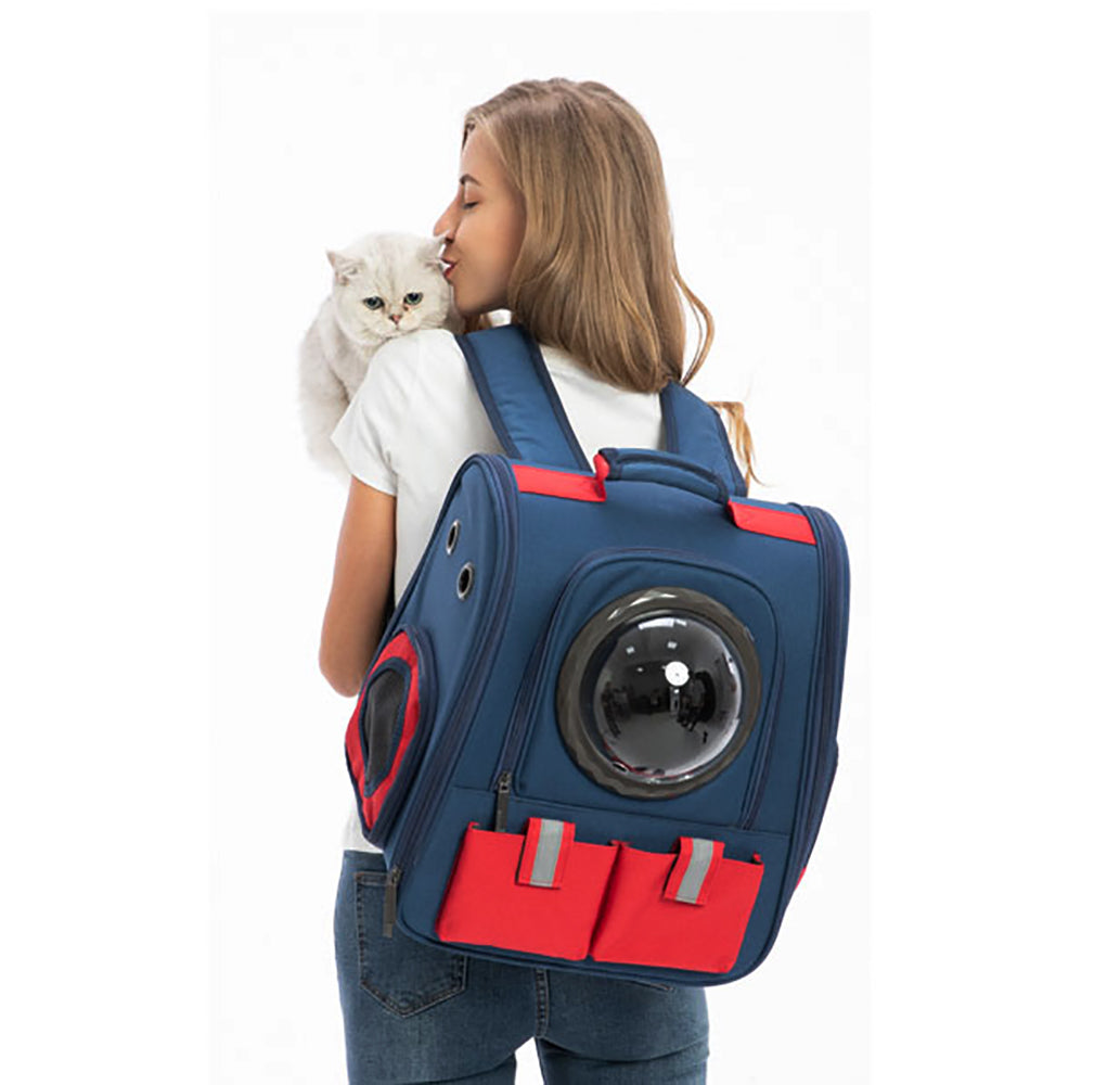 cat backpack with dome window