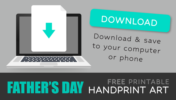 free fathers day handprint art craft