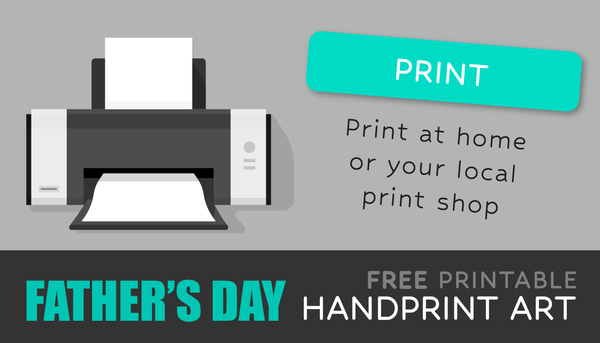 free fathers day handprint art craft