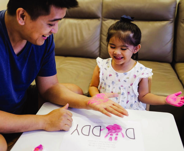 free fathers day handprint art craft