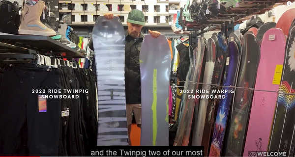 2022 Ride Warpig & Twinpig Snowboard Review