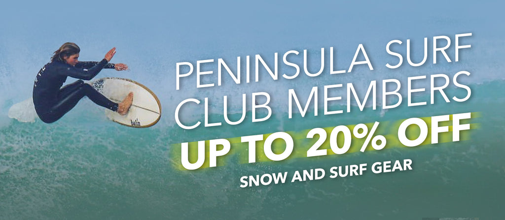 Exclusive Offer for Peninsula Surf Club Members 