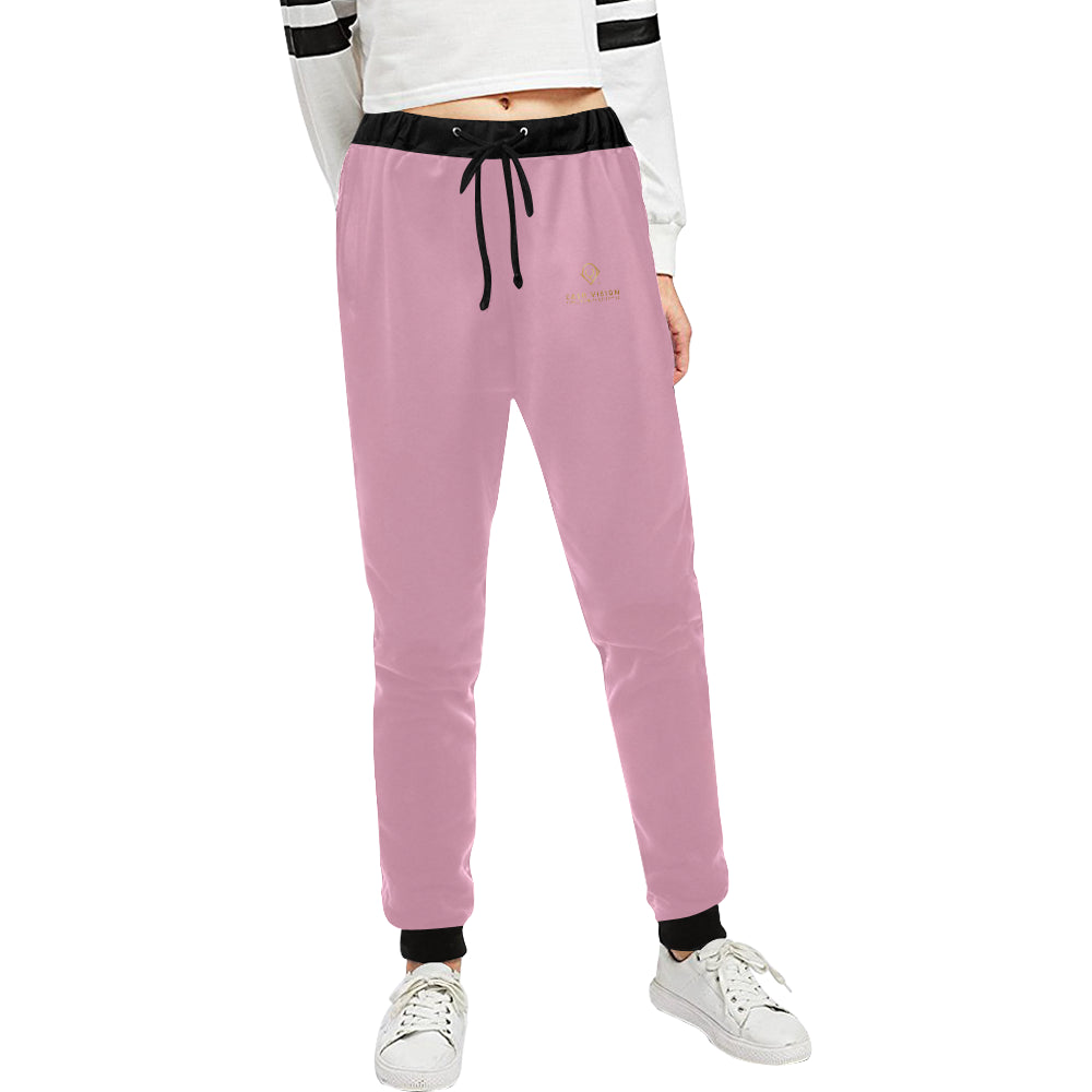 pastel pink sweatpants