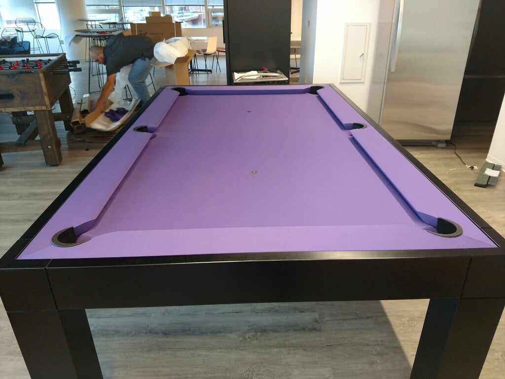 Dream pool table purple felt