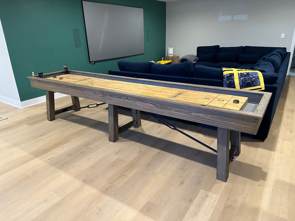 isaac shuffleboard table