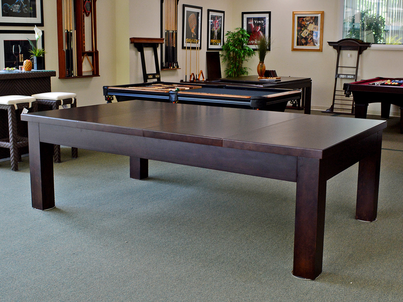 robbies billiards modern dining pool table