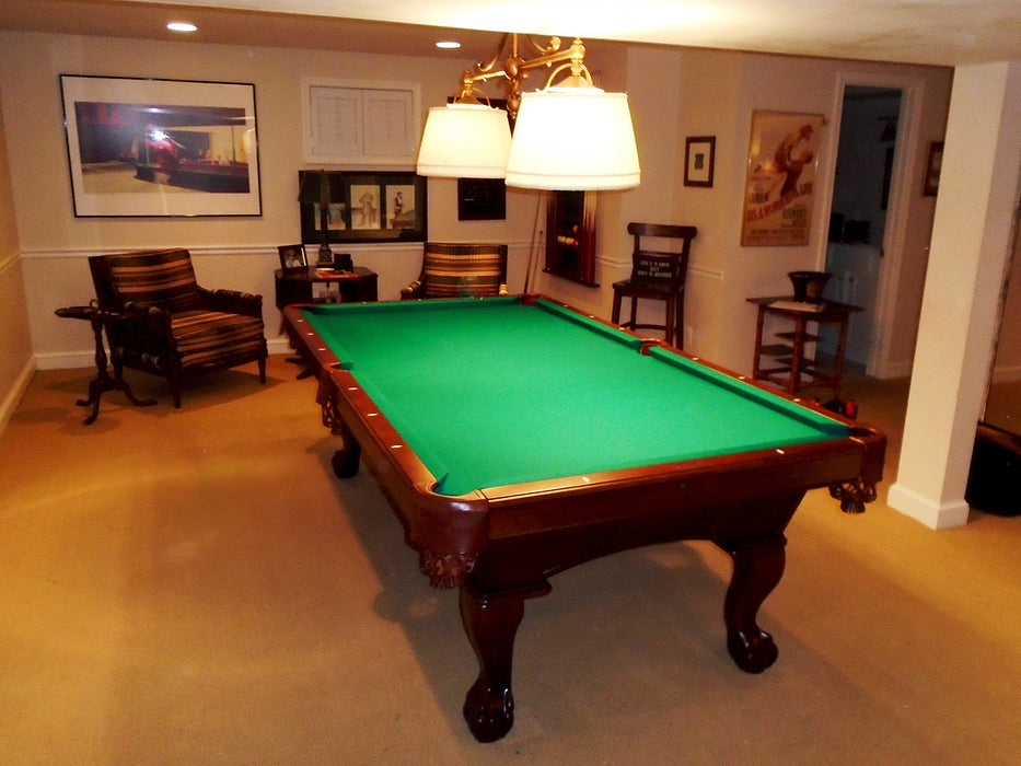 a pool table