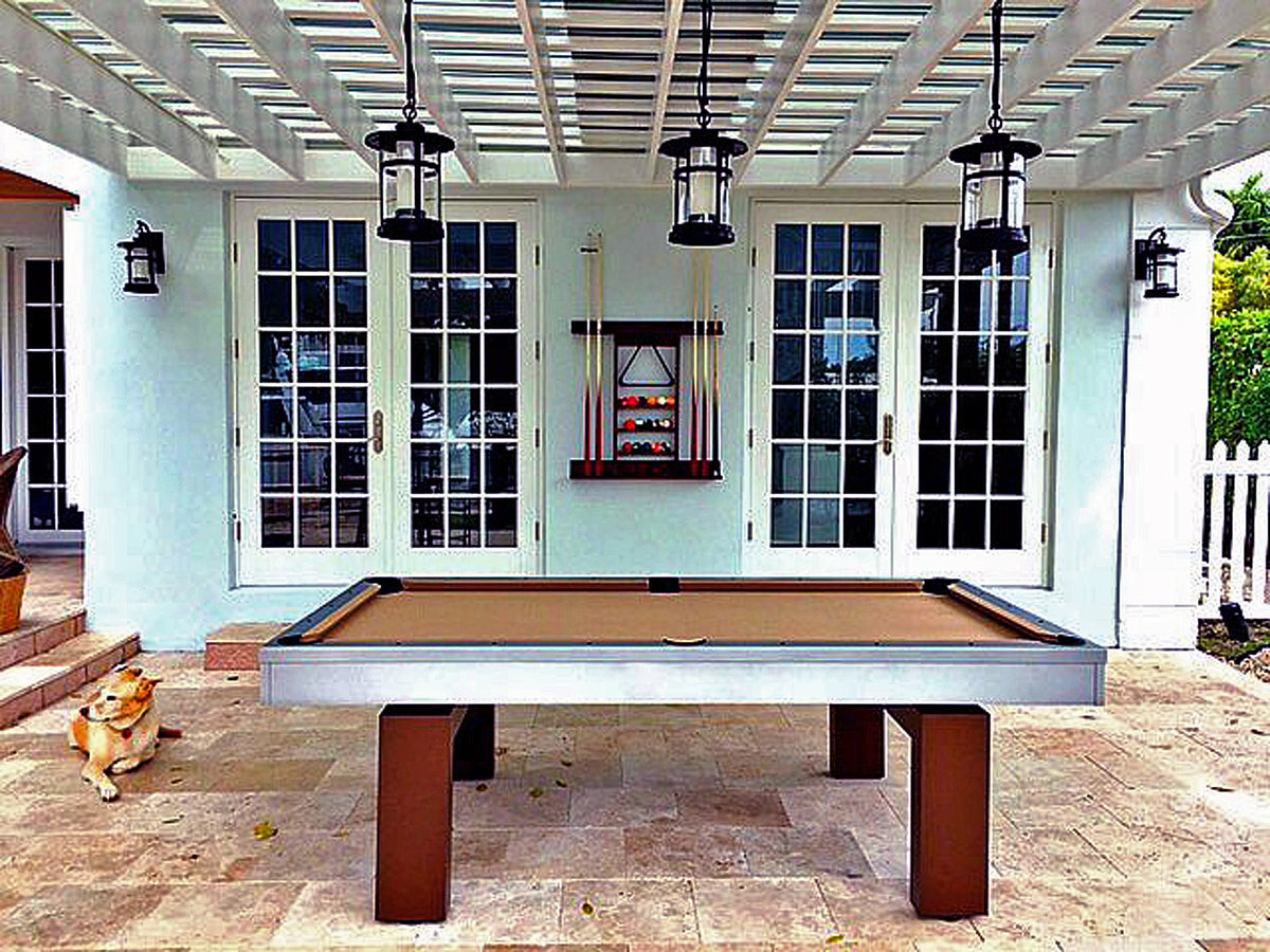 aluminum outdoor pool table