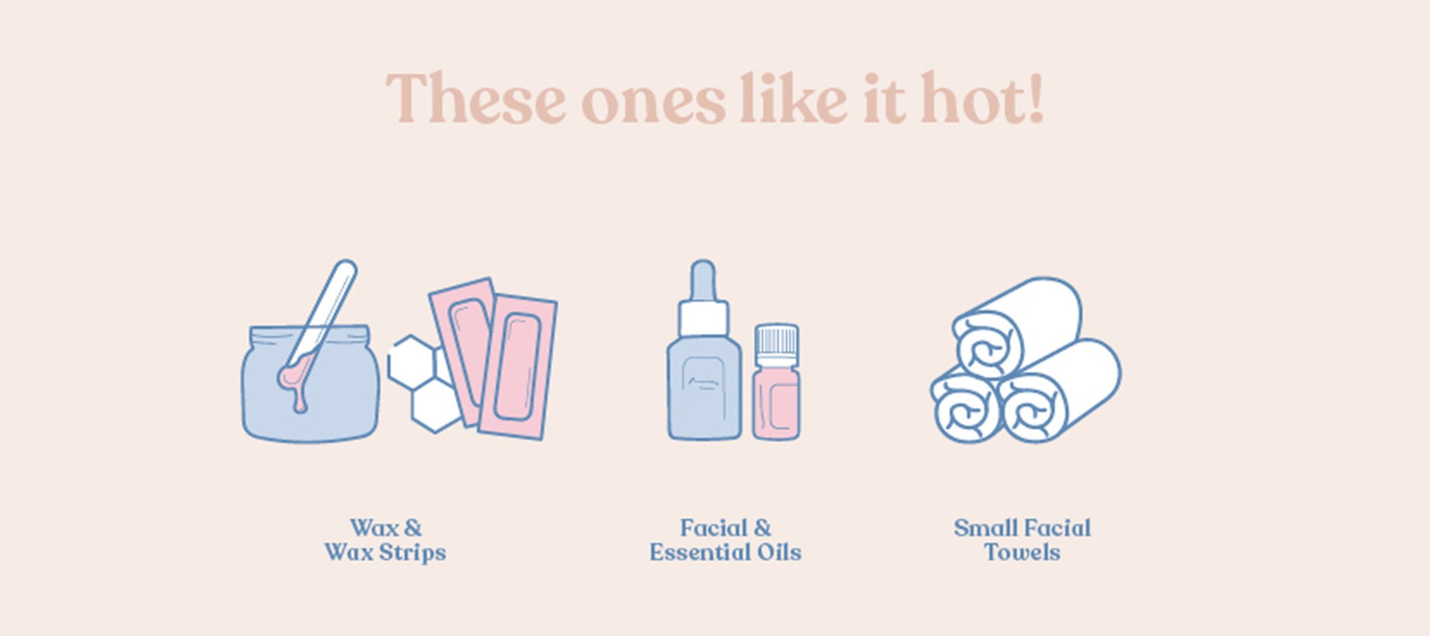 Items that can be stored on the hot setting of your Beauty Fridge