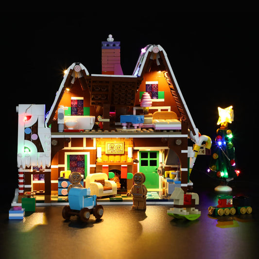 LED Light Kit for Christmas Tree Compatible With LEGO® 40338 Set 