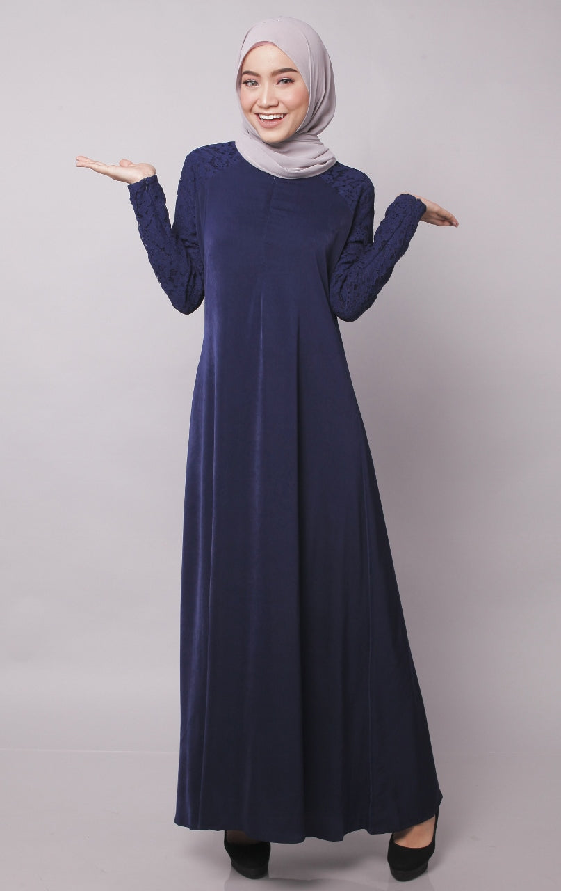 navy abaya