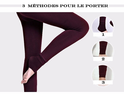 Legging Hiver Chaud - intérieur velours / polaire – Passion Du Leggings