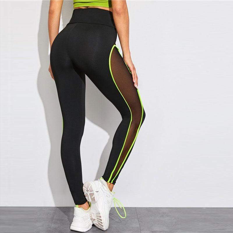 legging sport semi transparent