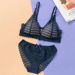 Load image into Gallery viewer, Bra And Panty Set Hopikas Blue 75A China
