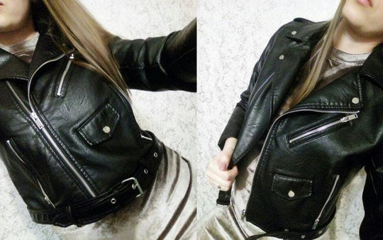Leather Jacket Bomber – Hopikas