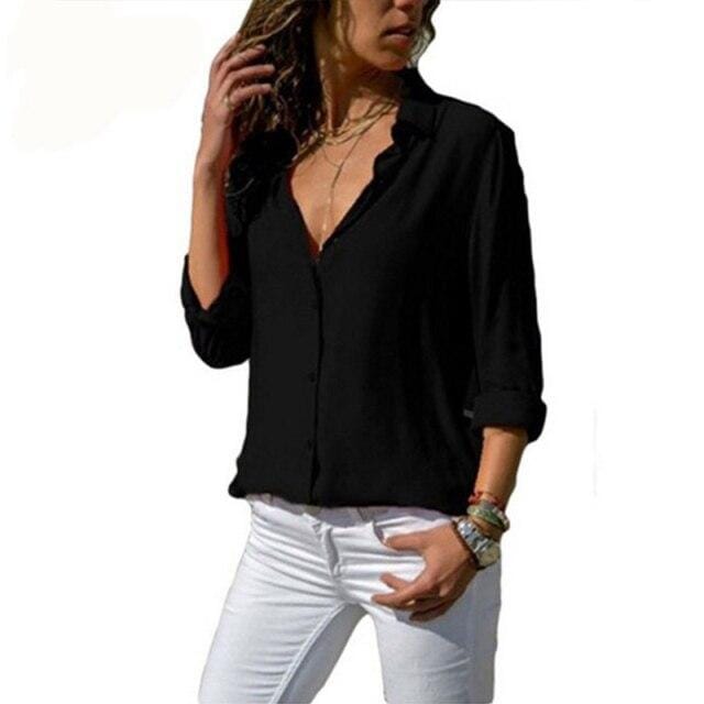 White Cute Blouses For Work | Women's Blouses and Shirts – Hopikas