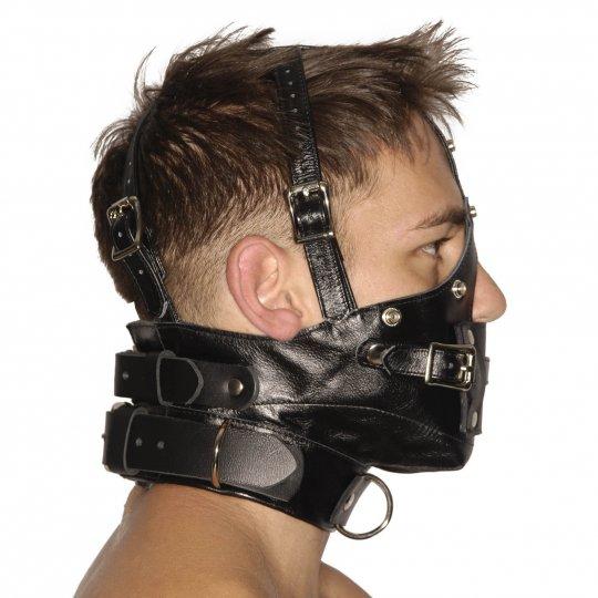 total lockdown leather hood