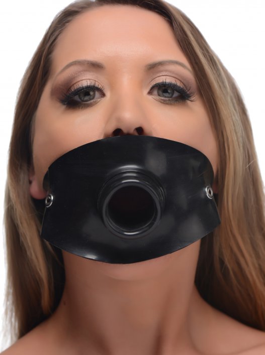 Rubber Open Mouth Piss Gag F