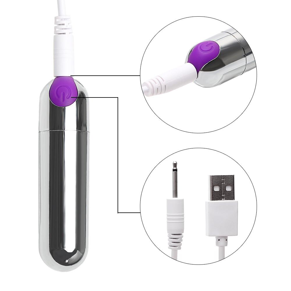 10 Speed Usb Rechargeable G Spot Massager Mini Bullet Vibrator Strong