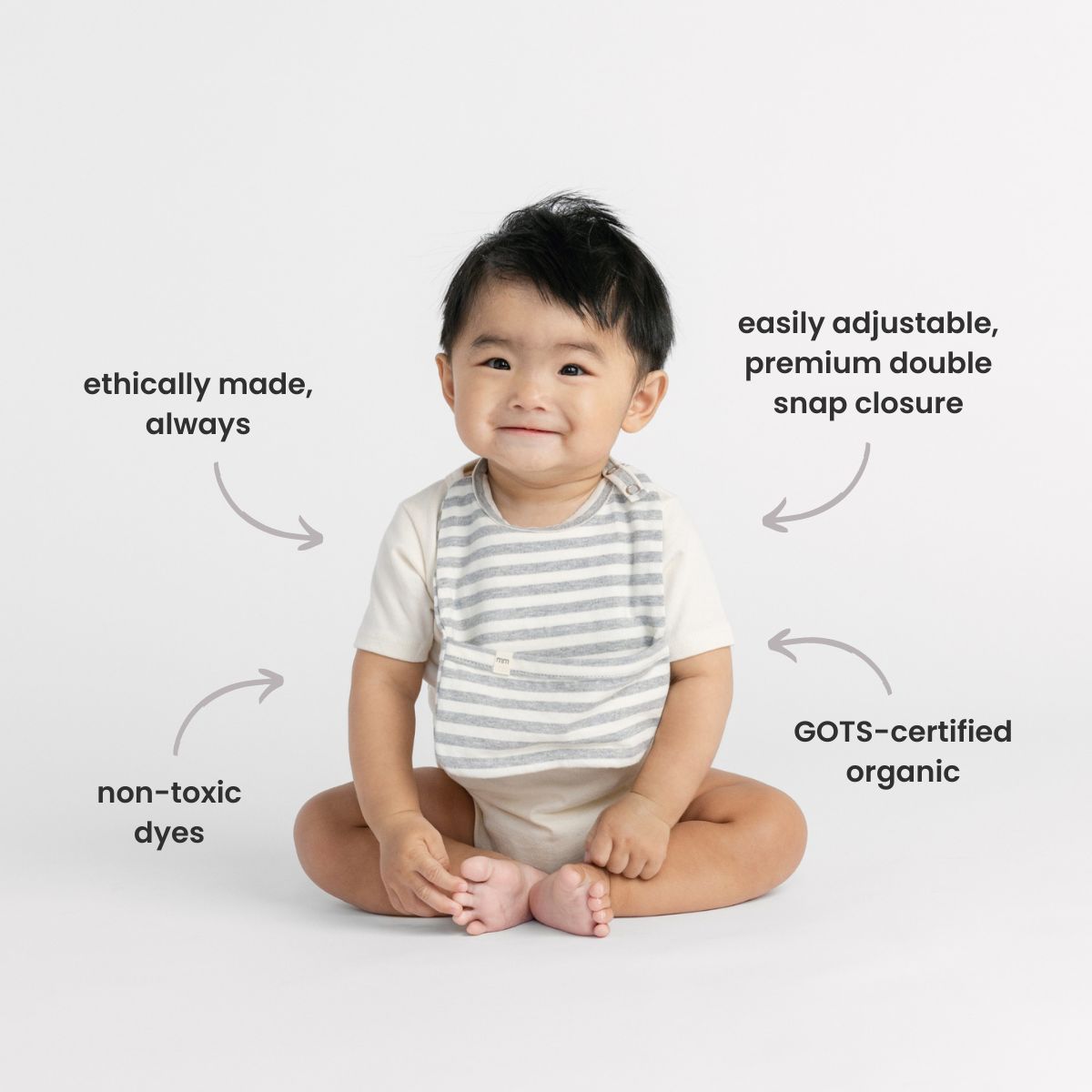 Cloud Bliss Bib | Sustainable Cool Kids Clothes | Bibs