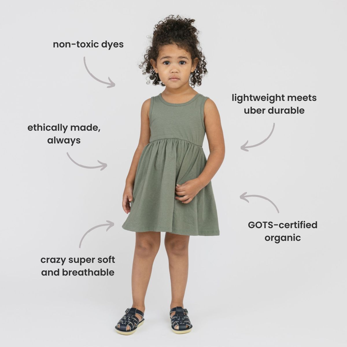 Cloud Skater Dress | Sustainable Cool Kids Clothes | Dresses