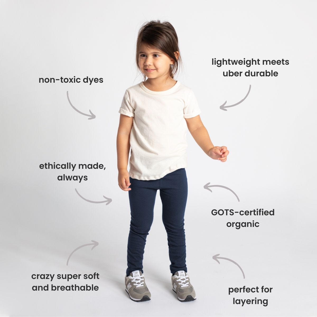 Cloud Snug Leggings | Sustainable Cool Kids Clothes | Leggings
