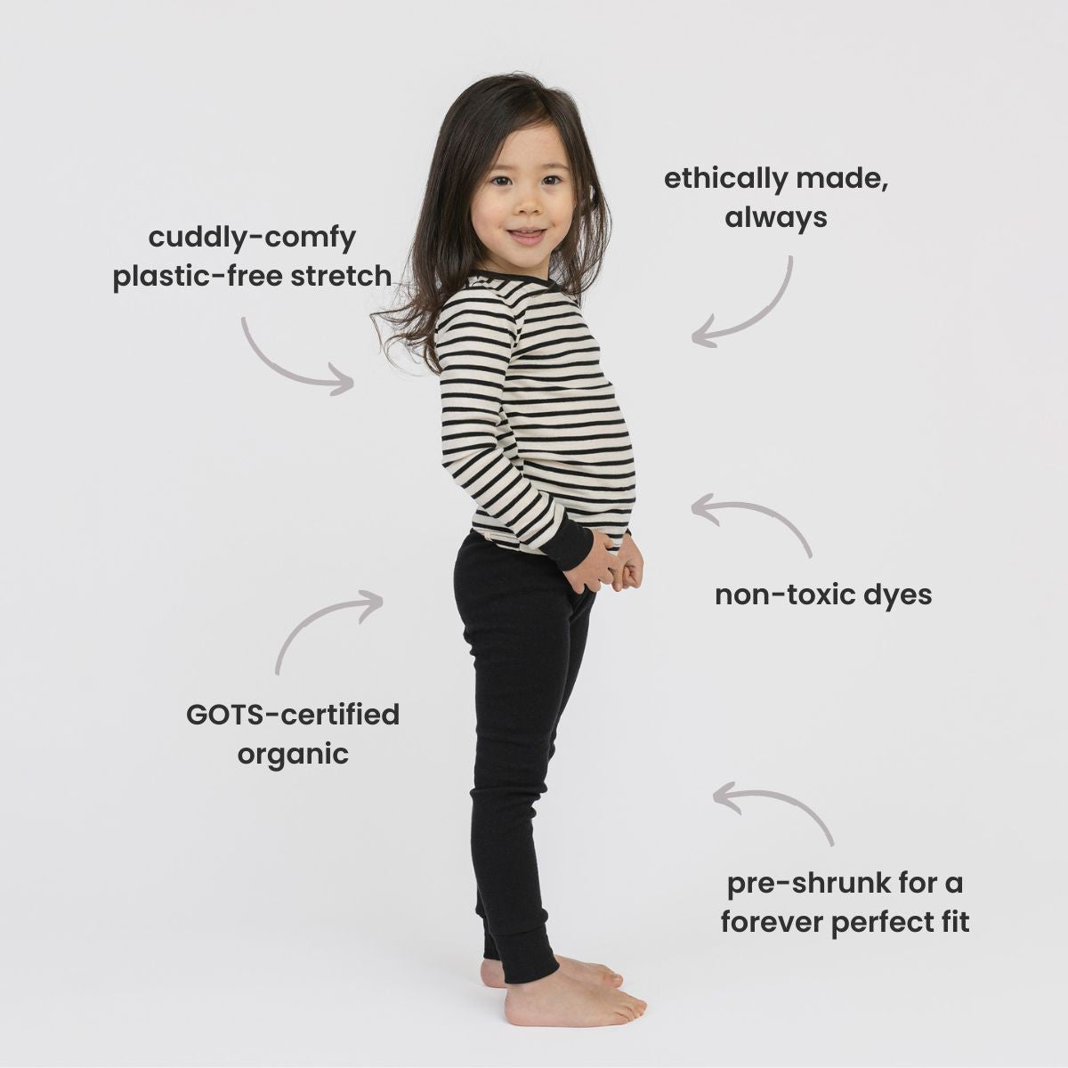 Dreamy Long Sleeve Pajama Set | Sustainable Cool Kids Clothes | Pajamas