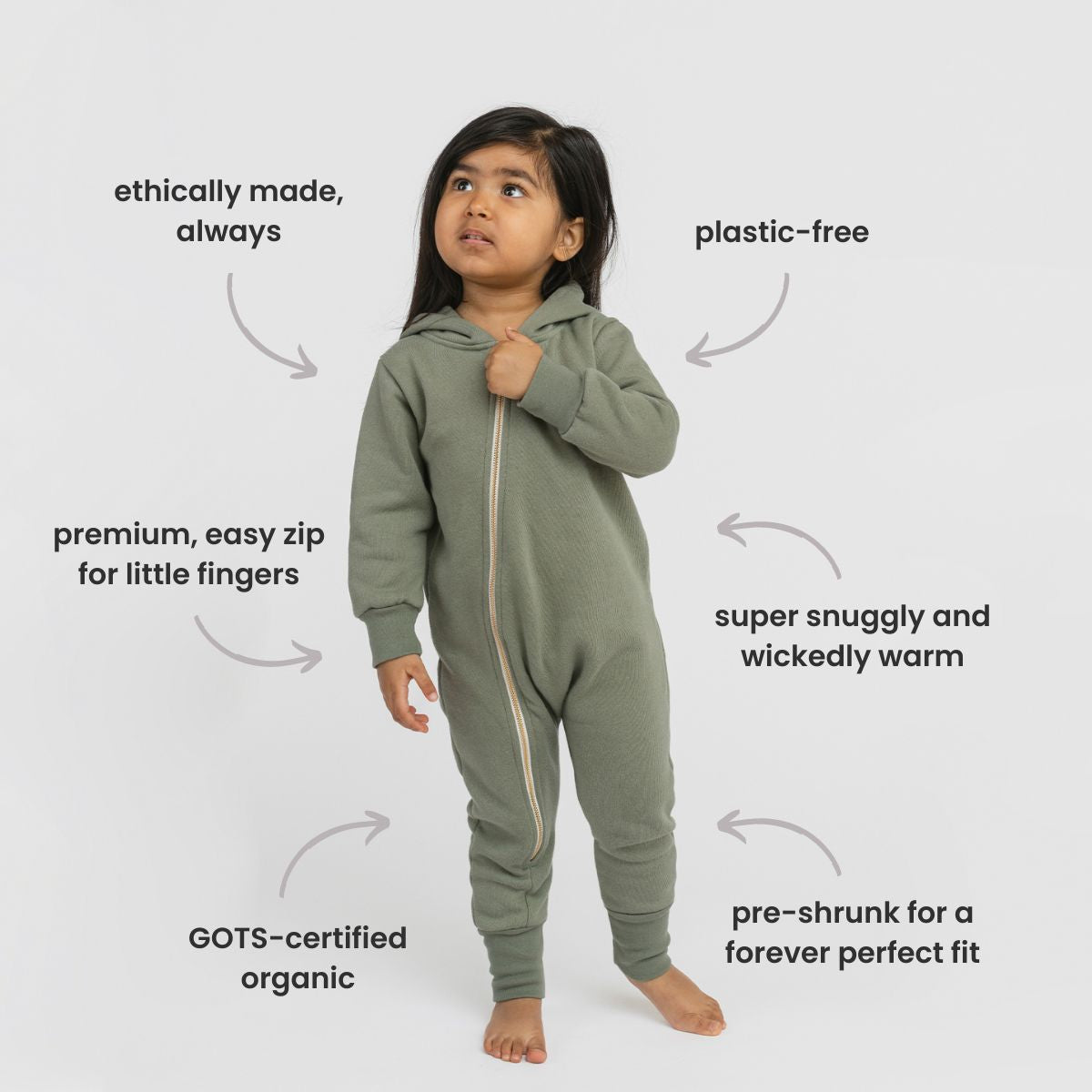 Plush Biker Romper | Sustainable Cool Kids Clothes | Rompers